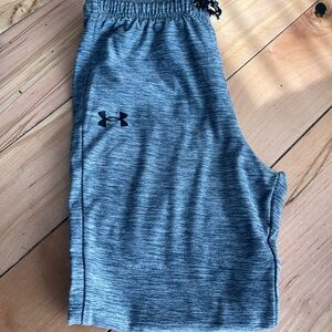 Under Armour Youth Heathered Blue Athletic Shorts